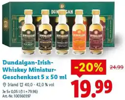 Lidl Dundalgan-Irish Whiskey Miniatur Geschenkset Angebot
