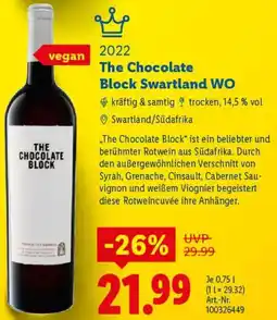 Lidl The Chocolate Block Swartland WO Angebot