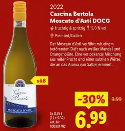 Lidl Cascina Bertola Moscato d'Asti DOCG Angebot