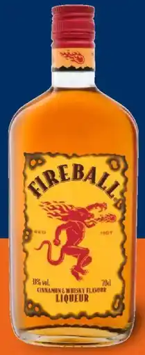 Lidl Fireball Likör mit Zimt- und Whiskygeschmack Angebot