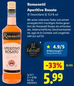 Lidl Romanetti Aperitivo Rosato Angebot