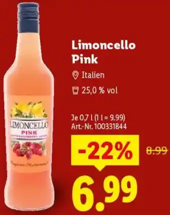 Lidl Limoncello Pink Angebot
