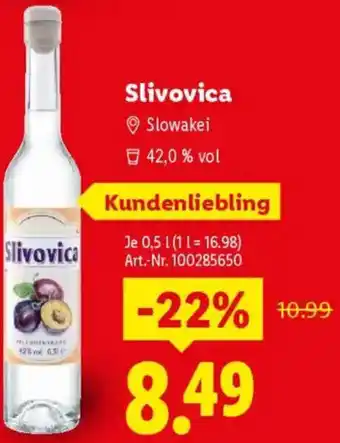 Lidl Slivovica Angebot