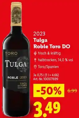 Lidl Tulga Roble Toro DO Angebot