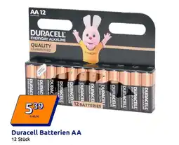 Action Duracell duracell batterien aa Angebot