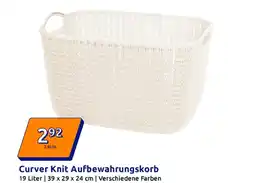 Action Curver knit aufbewahrungskorb Angebot