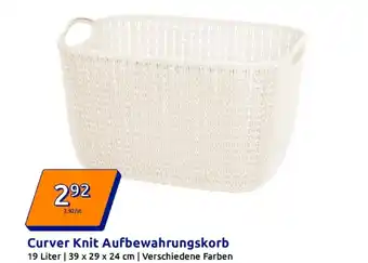 Action Curver knit aufbewahrungskorb Angebot