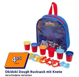 Action Okidoki dough rucksack mit knete Angebot