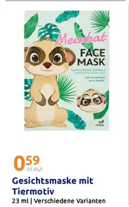 Action Gesichtsmaske mit tiermotiv Angebot