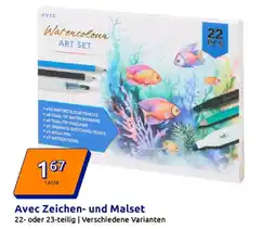 Action Avec zeichen- und malset Angebot