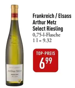 Galeria Markthalle Arthur Metz Select Riesling Angebot