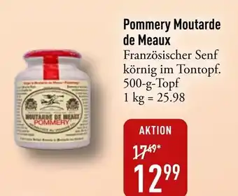 Galeria Markthalle Pommery Moutarde de Meaux Angebot