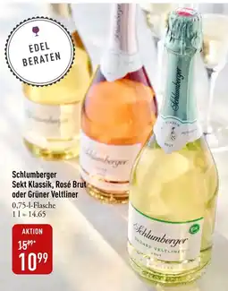 Galeria Markthalle Schlumberger Sekt Klassik, Rosé Brut oder Grüner Veltliner Angebot
