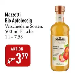 Galeria Markthalle Mazzetti Bio Apfelessig Angebot