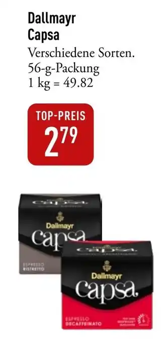 Galeria Markthalle Dallmayr Capsa Angebot