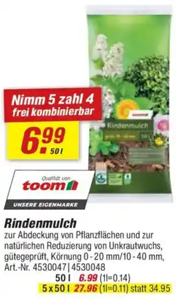 toom Baumarkt Rindenmulch Angebot
