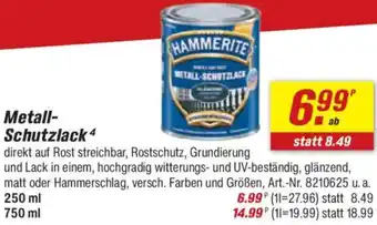toom Baumarkt HAMMERITE Metall Schutzlack Angebot