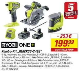 toom Baumarkt RYOBI ONE+ Kombo-Kit ,,R18CK3G-242G" Angebot