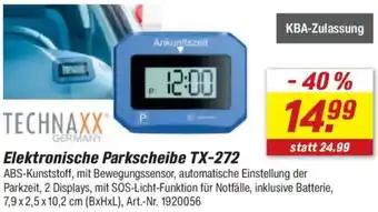 toom Baumarkt TECHNAXX Elektronische Parkscheibe TX-272 Angebot