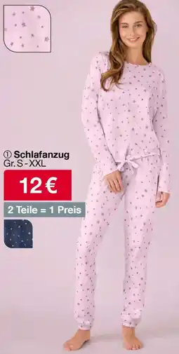 Woolworth Schlafanzug Angebot