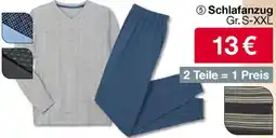 Woolworth Schlafanzug Angebot