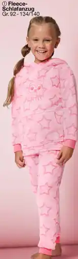 Woolworth Fleece Schlafanzug Angebot