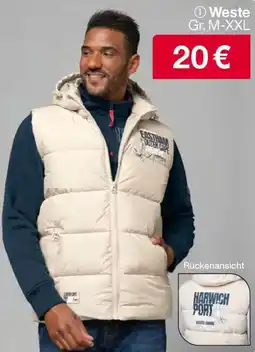 Woolworth Zaffiri Weste Angebot