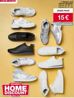 Woolworth Damen und Herren Sneaker Angebot