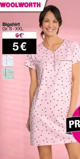 Woolworth Bigshirt Angebot