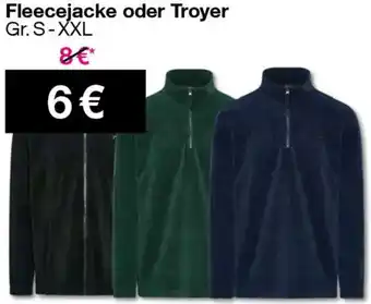 Woolworth Fleecejacke oder Troyer Angebot