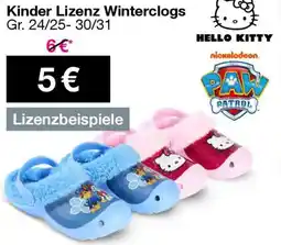 Woolworth Kinder Lizenz Winterclogs Angebot