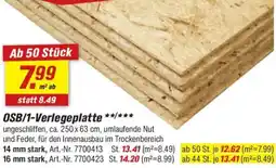 toom Baumarkt OSB/1-Verlegeplatte Angebot