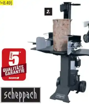 toom Baumarkt Scheppach Hydraulischer Holzspalter ,,HL730" Angebot