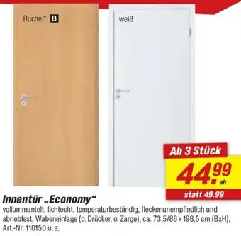 toom Baumarkt Innentür ,,Economy" Angebot