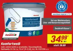 toom Baumarkt Komfortweiß Angebot
