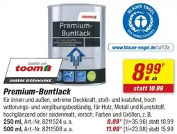 toom Baumarkt Premium Buntlack Angebot