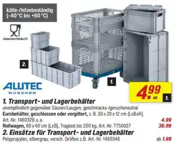 toom Baumarkt ALUTEC MÜNCHEN Transport- und Lagerbehälter Angebot