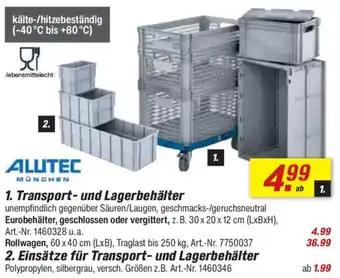 toom Baumarkt ALUTEC MÜNCHEN Transport- und Lagerbehälter Angebot