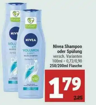 Marktkauf Nivea Shampoo Oder Spülung Angebot