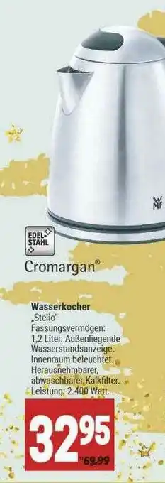 Marktkauf Cromargan Wasserkocher Angebot