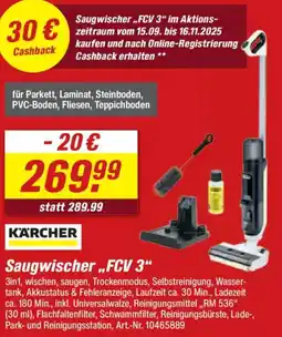 toom Baumarkt KÄRCHER Saugwischer ,,FCV 3" Angebot