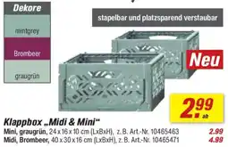 toom Baumarkt Klappbox ,,Midi & Mini" Angebot