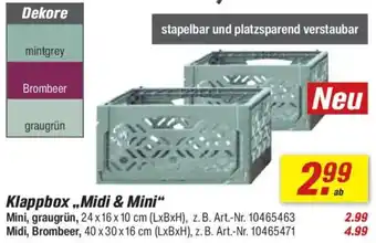 toom Baumarkt Klappbox ,,Midi & Mini" Angebot