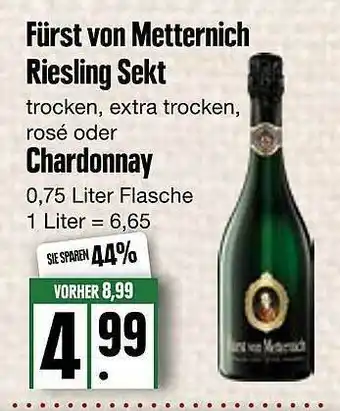 Edeka Frischemarkt Fürst Von Metternich Riesling Sekt Oder Chardonnay Angebot