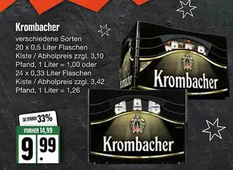 Edeka Frischemarkt Krombacher Angebot