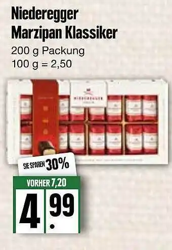 Edeka Frischemarkt Niederegger Marzipan Klassiker Angebot