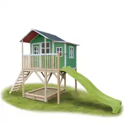 Netto Marken-Discount EXIT Loft 750 Holzspielhaus - grün Angebot