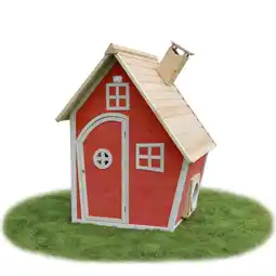 Netto Marken-Discount EXIT Fantasia 100 Holzspielhaus Rotbraun Angebot