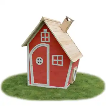 Netto Marken-Discount EXIT Fantasia 100 Holzspielhaus Rotbraun Angebot