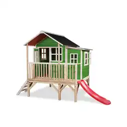 Netto Marken-Discount EXIT Loft 350 Holzspielhaus - grün Angebot